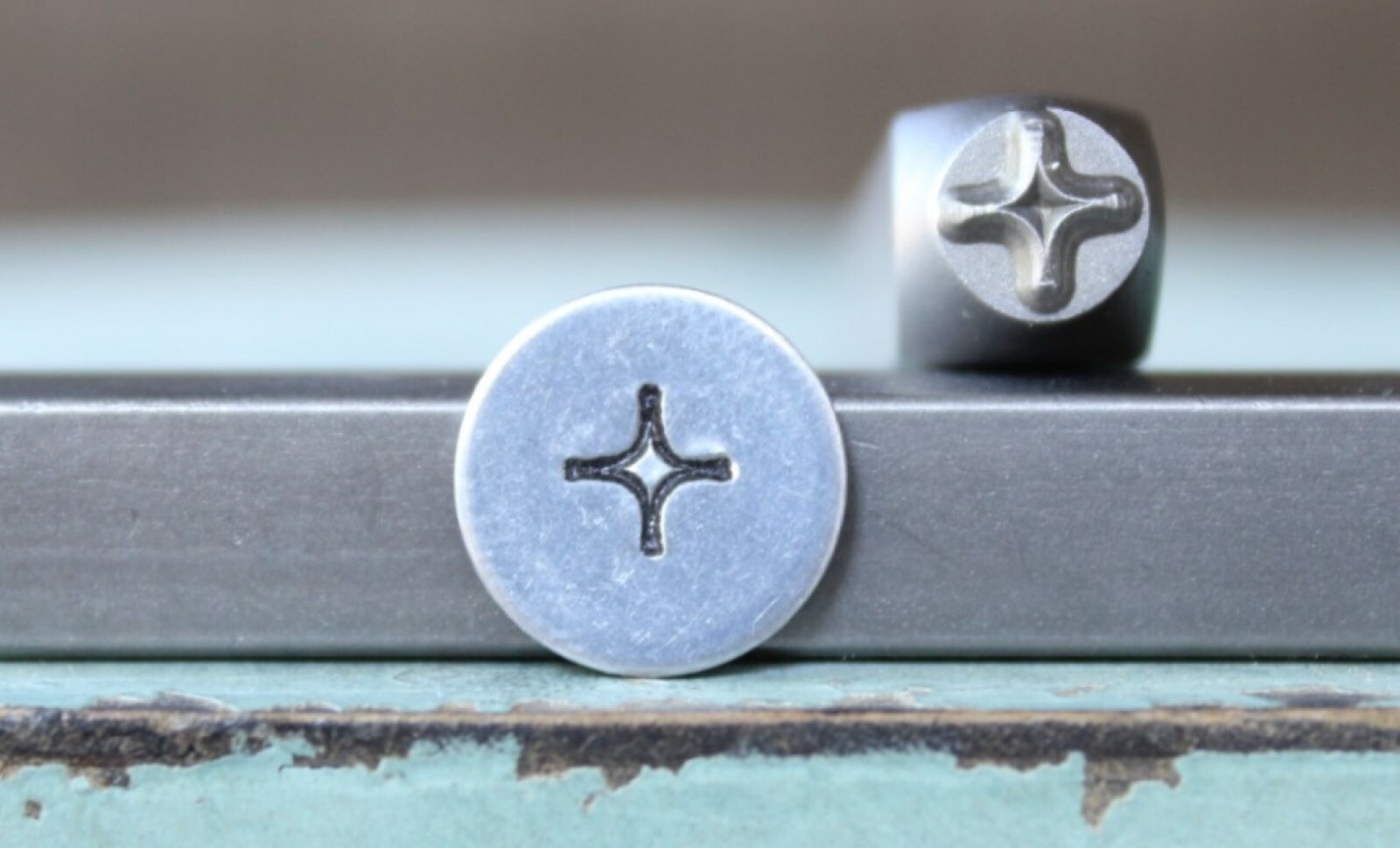 SUPPLY GUY 5mm Northern Twinkle Star Metal Punch Design Stamp SGCH-467