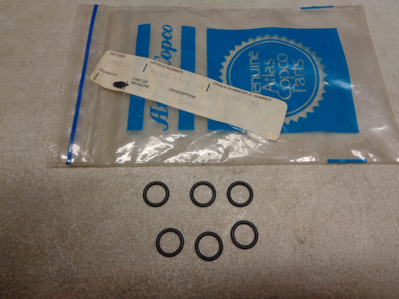 Atlas Copco O-Ring 0663611600