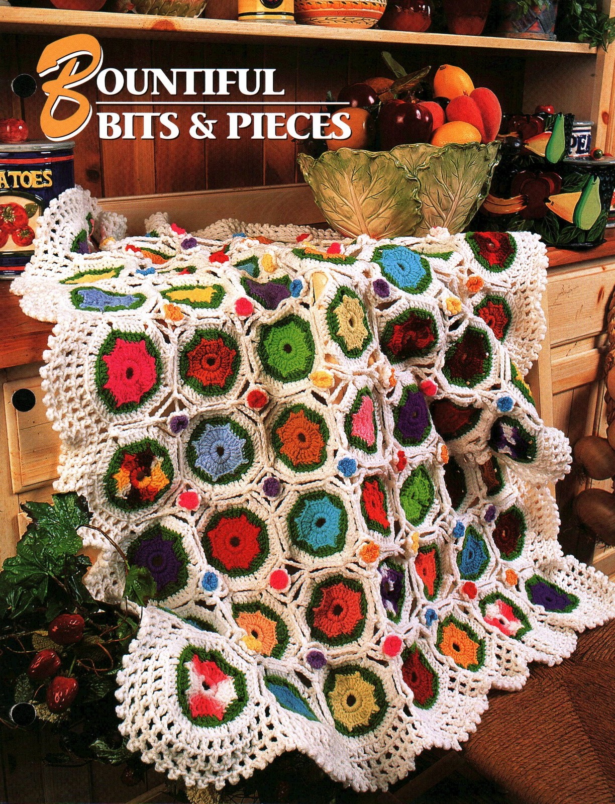 Bountiful Bits & Pieces Afghan | Annie's Crochet Quilt Afghan Club 309-1-03