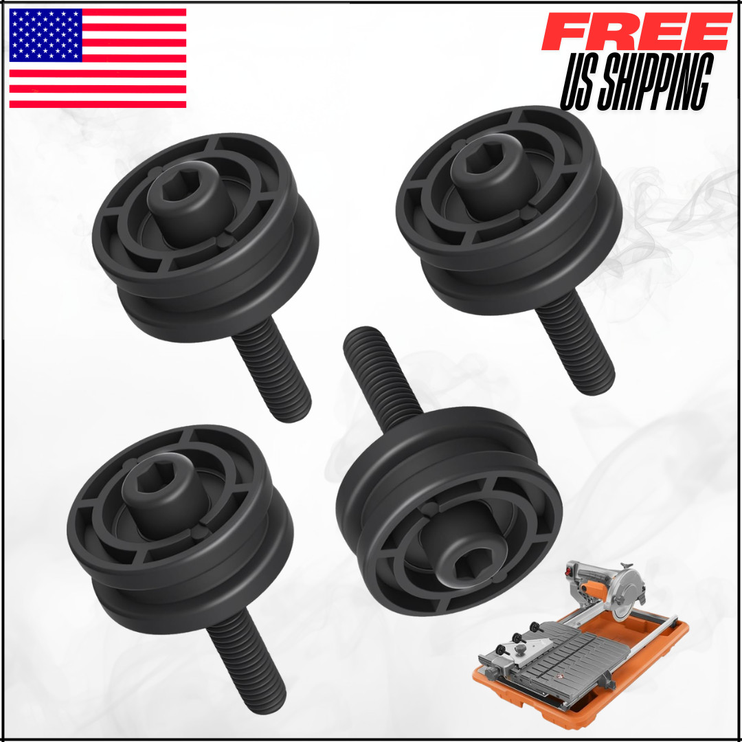 Tile Saw Roller Assembly For Ridgid DT180EVO R4030 R4030S R4031 R40311 7" 4PC