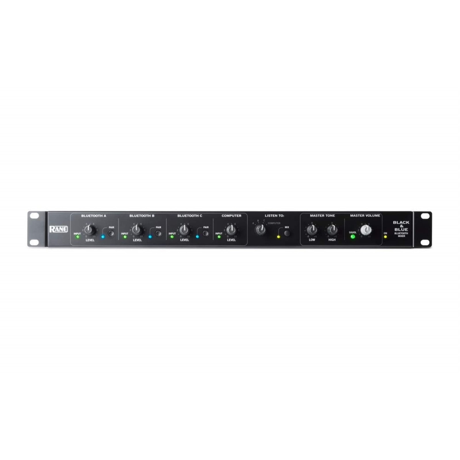 Rane, 3 Bluetooth Mixer Amplifier, Black (BLACKANDBLUEXUS)