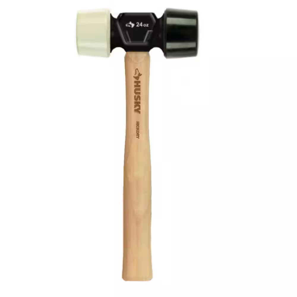 24 Oz. Hickory 2-Sided Soft Face Mallet