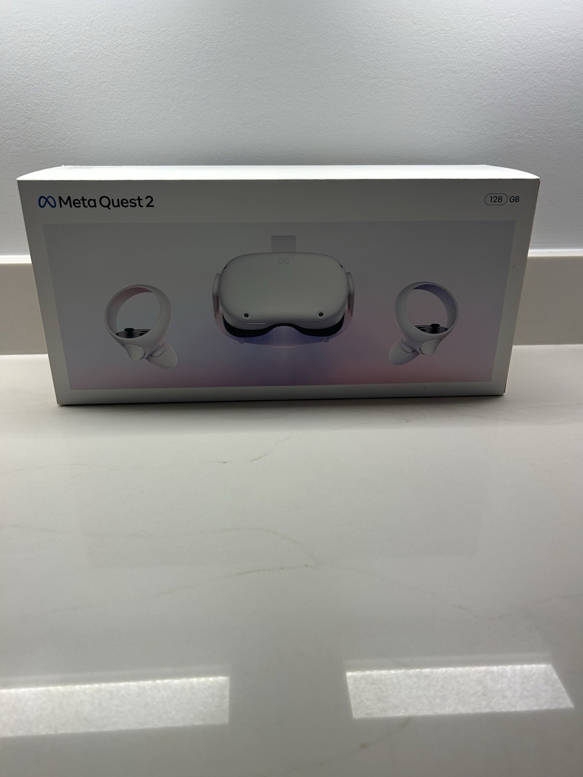 Meta Quest 2 Virtual Reality Headset and Controllers Fully Functional