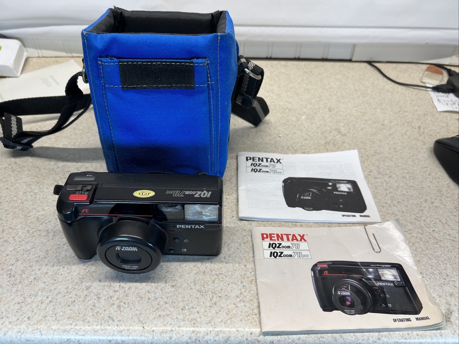 Pentax IQZoom 70 Date W/case & Manuals