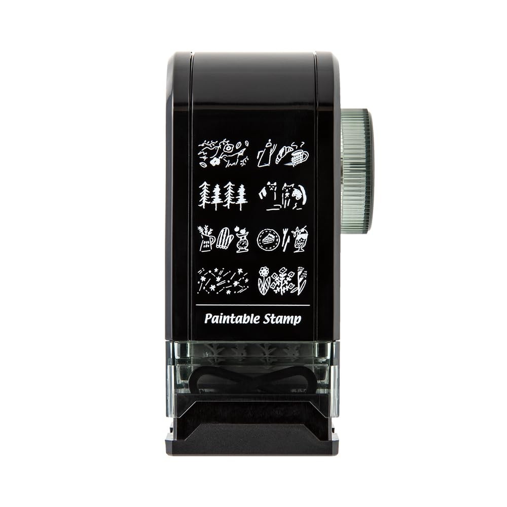 35581006 Rotating Stamp Dial Connecting Pattern Roller Craft DIY Office Supply