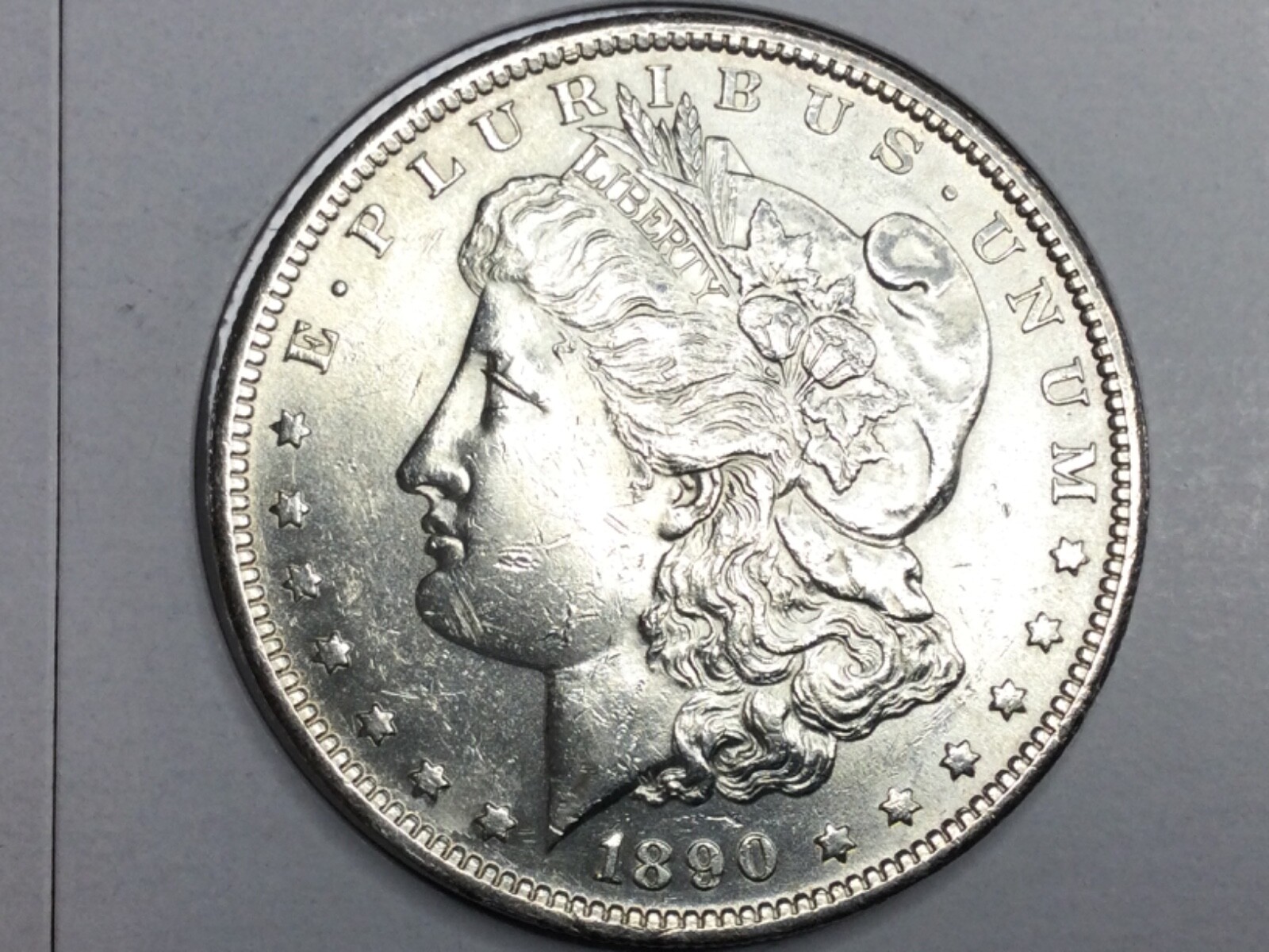 1890-S Morgan Dollar in uncirculated