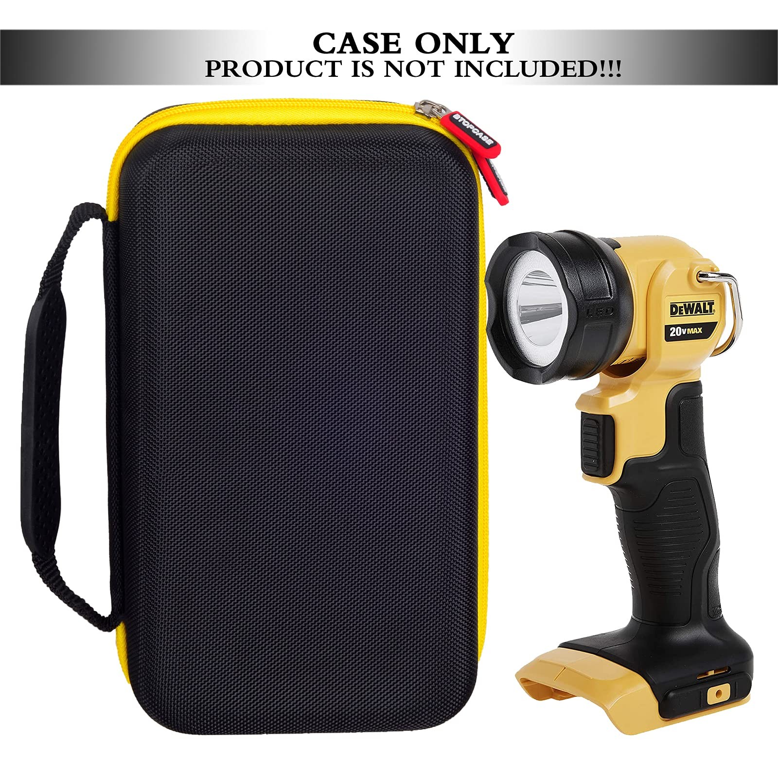 Hard Shell Case for DEWALT 20V MAX Work Light/Flashlight (DCL040), DYMO Indus...