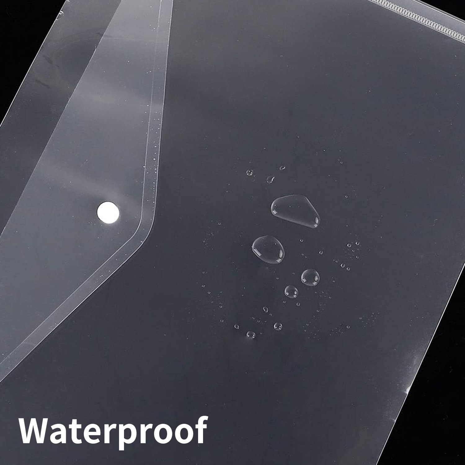 30pcs Plastic Envelopes, Clear Reusable Poly Envelope Waterproof File Folder ...