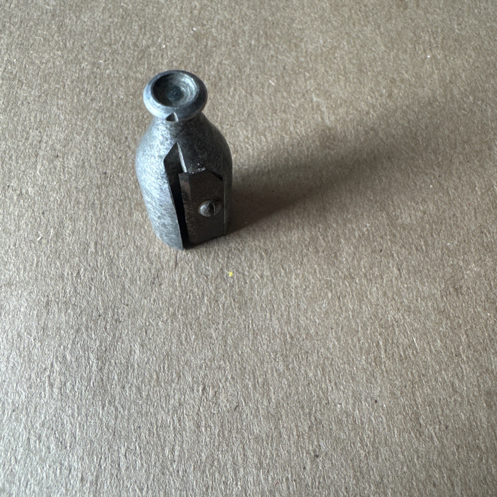 Vintage! OLD Small Milk Bottle Shape Pencil Sharpener