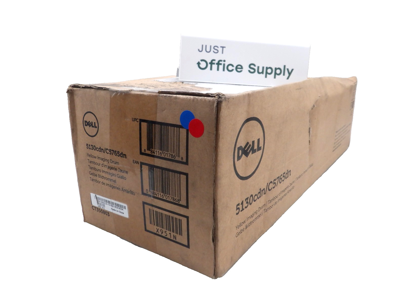 Genuine DELL 5130cdn/C5765dn Yellow X951N Imaging Drum Free Shipping DD