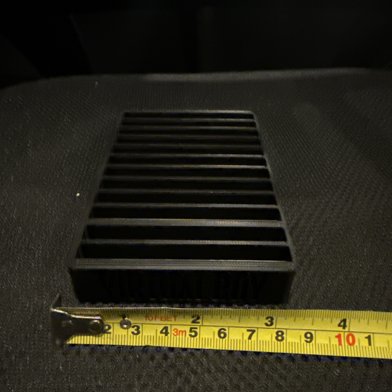 Virtual Boy 3D Printed Cartridge Holder black, 12 Slots