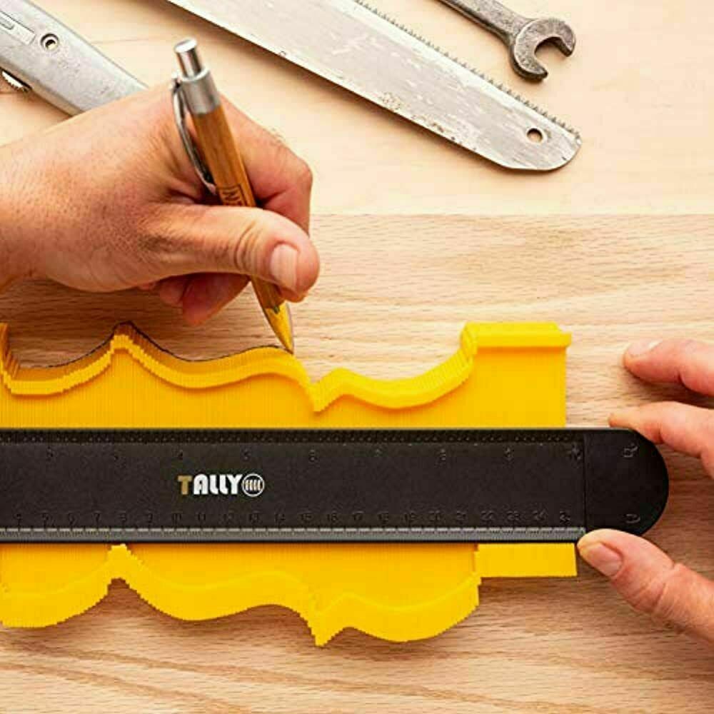 Contour Gauge With LOCK Duplication Profile Tool 5" Saker - USA