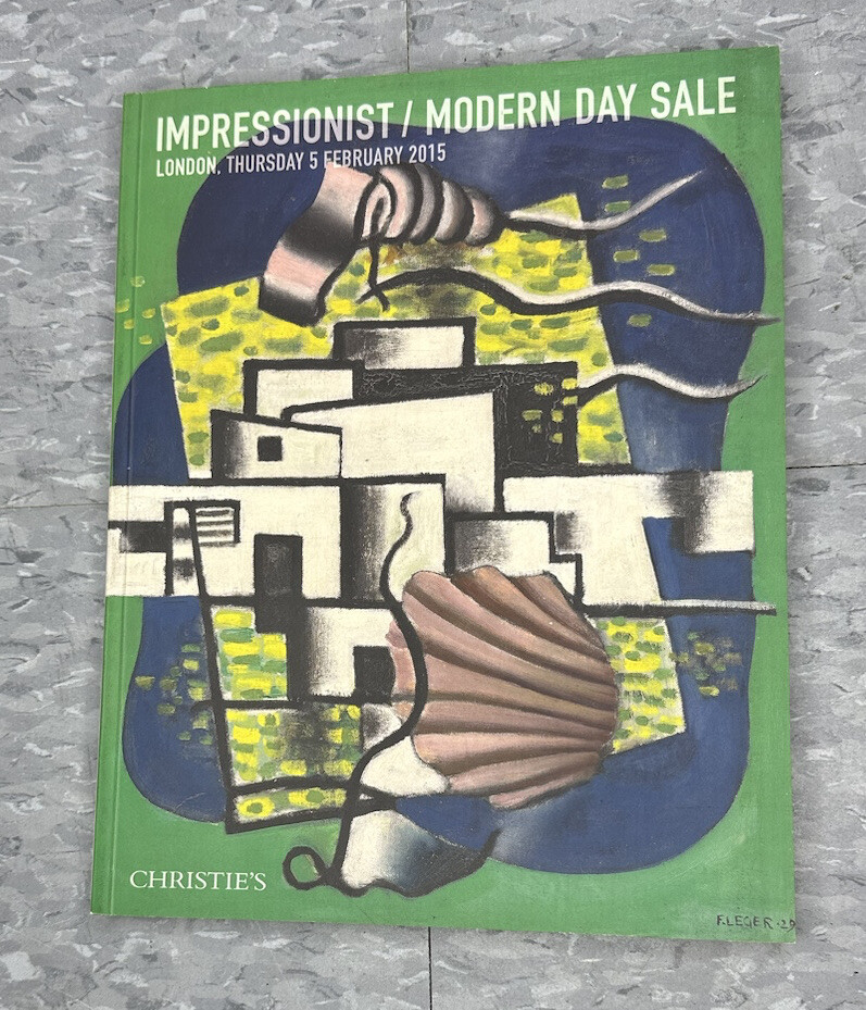 Christie's Auction Catalog Impressionist Modern Day Sale London February 2015