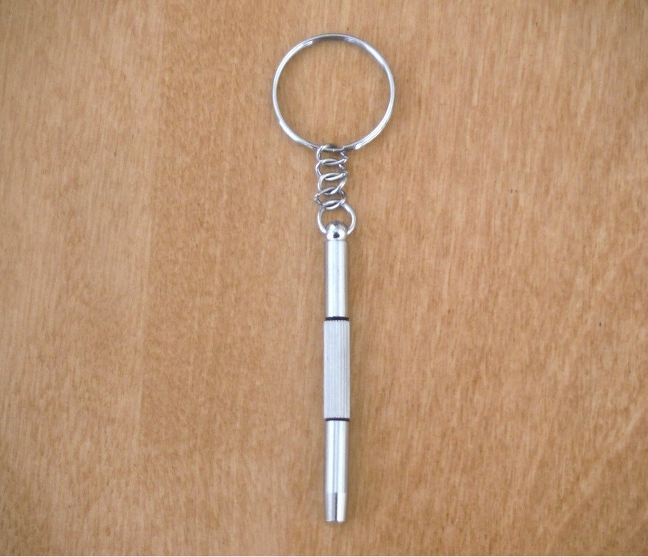 3 in 1 Mini Screw Driver Tool For Glasses Cell Phone Watch Repair Keychain Set