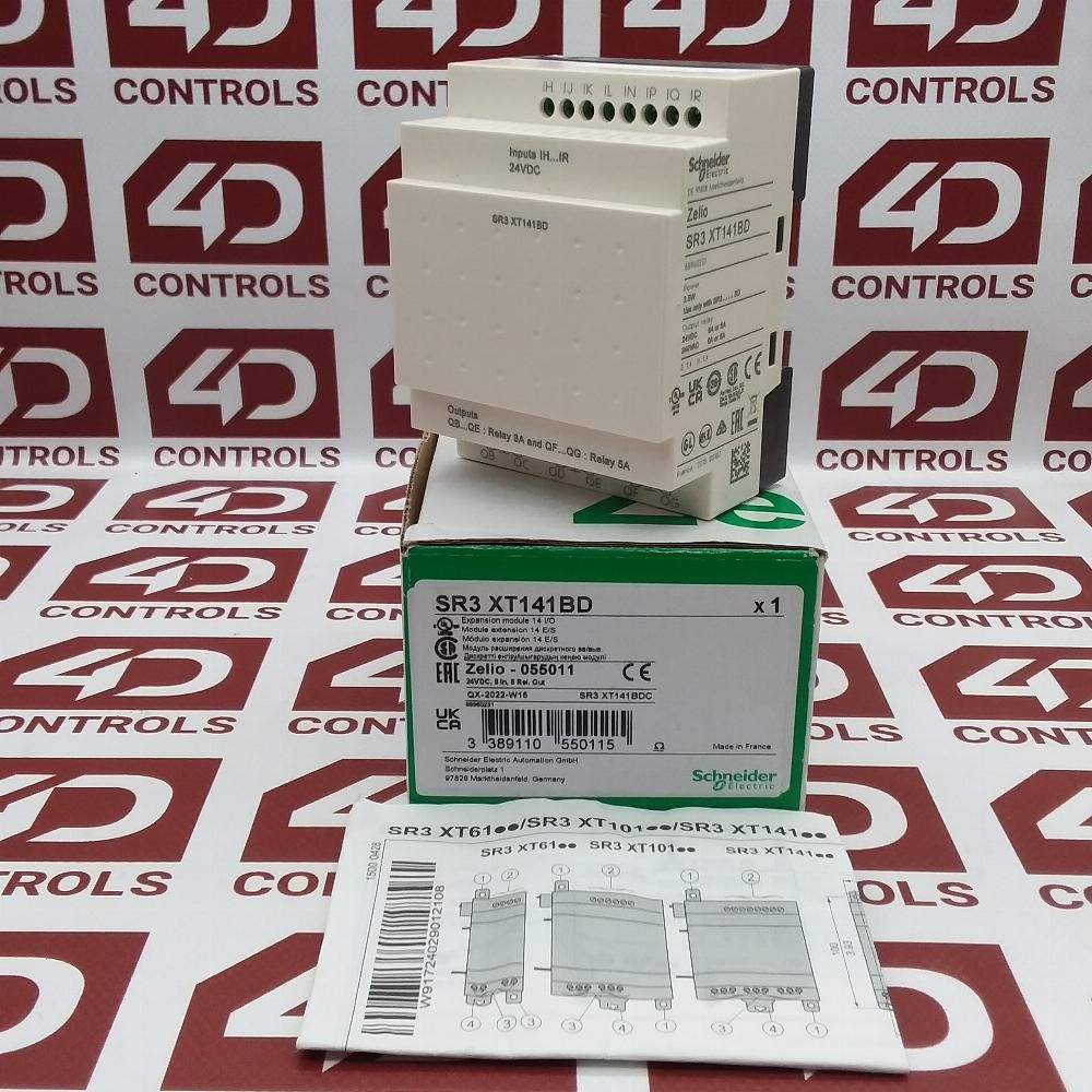 SR3 XT141BD | Schneider | I/O Extension Module, 5-8AMP, 3.5 Watt, Opened