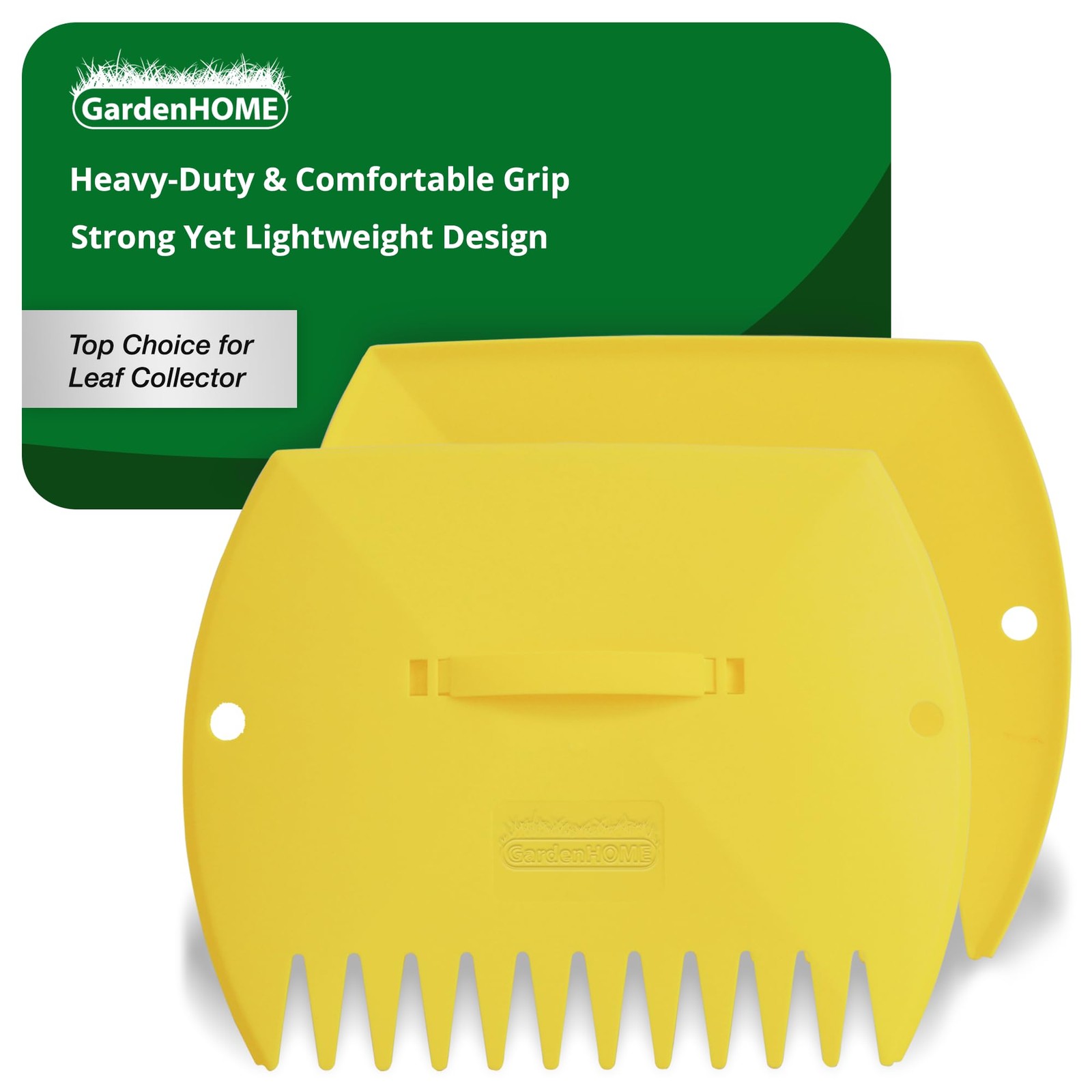 Large Leaf Scoops and Rakes for Efficient Yard Cleanup and Garden Work