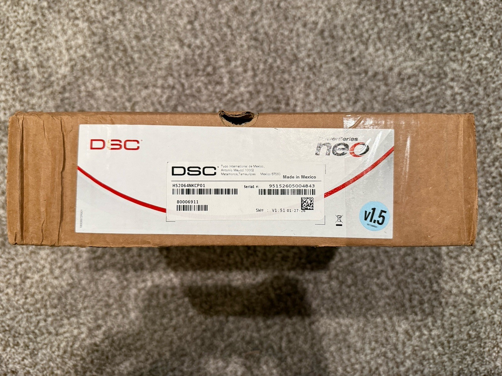 DSC HS2064NKCP01 PowerSeries NEO Security System Control Panel NEW