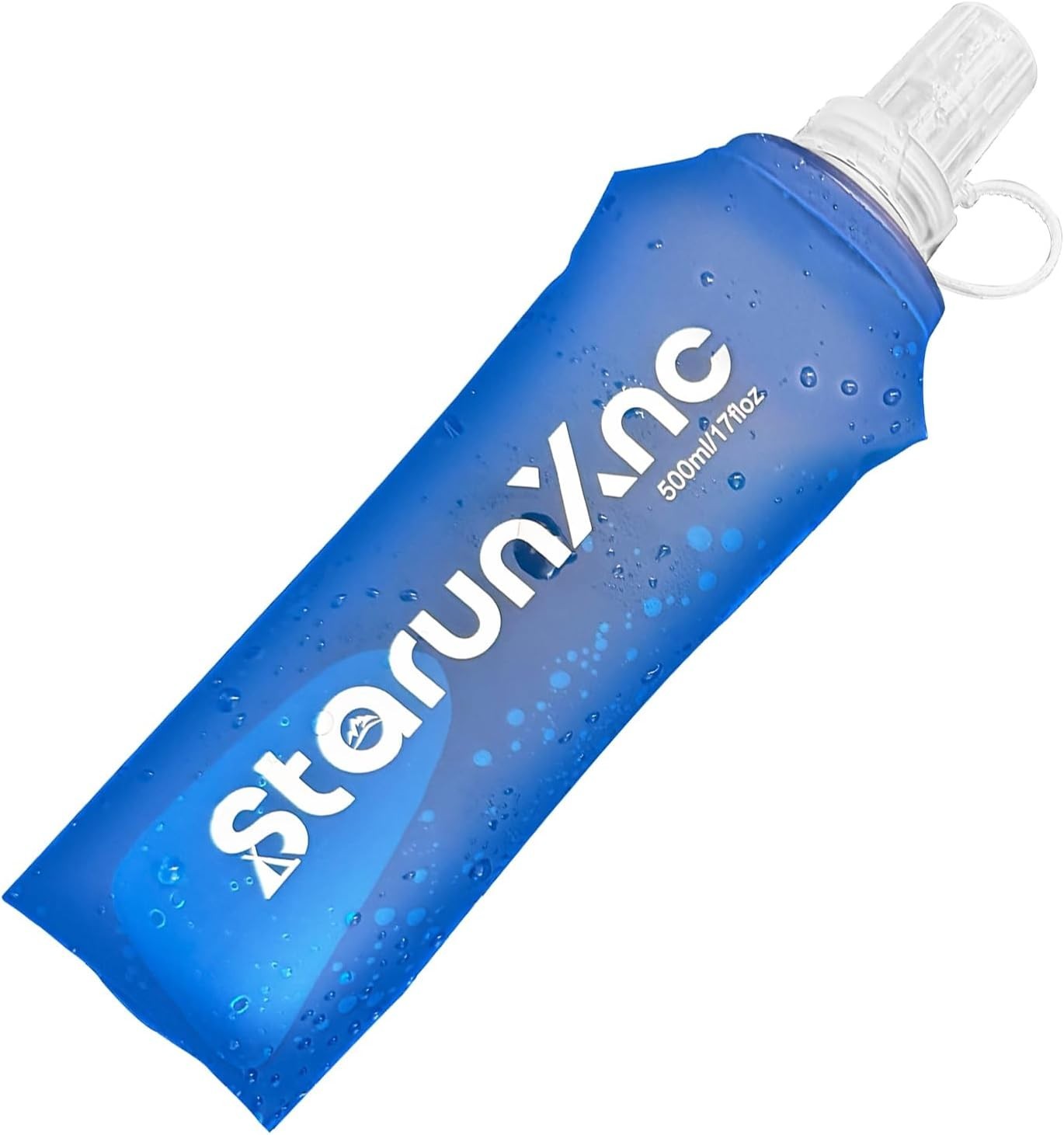 Durable Soft Flask Water Bottle with Dust Cover - Perfect for Active Lifestyles