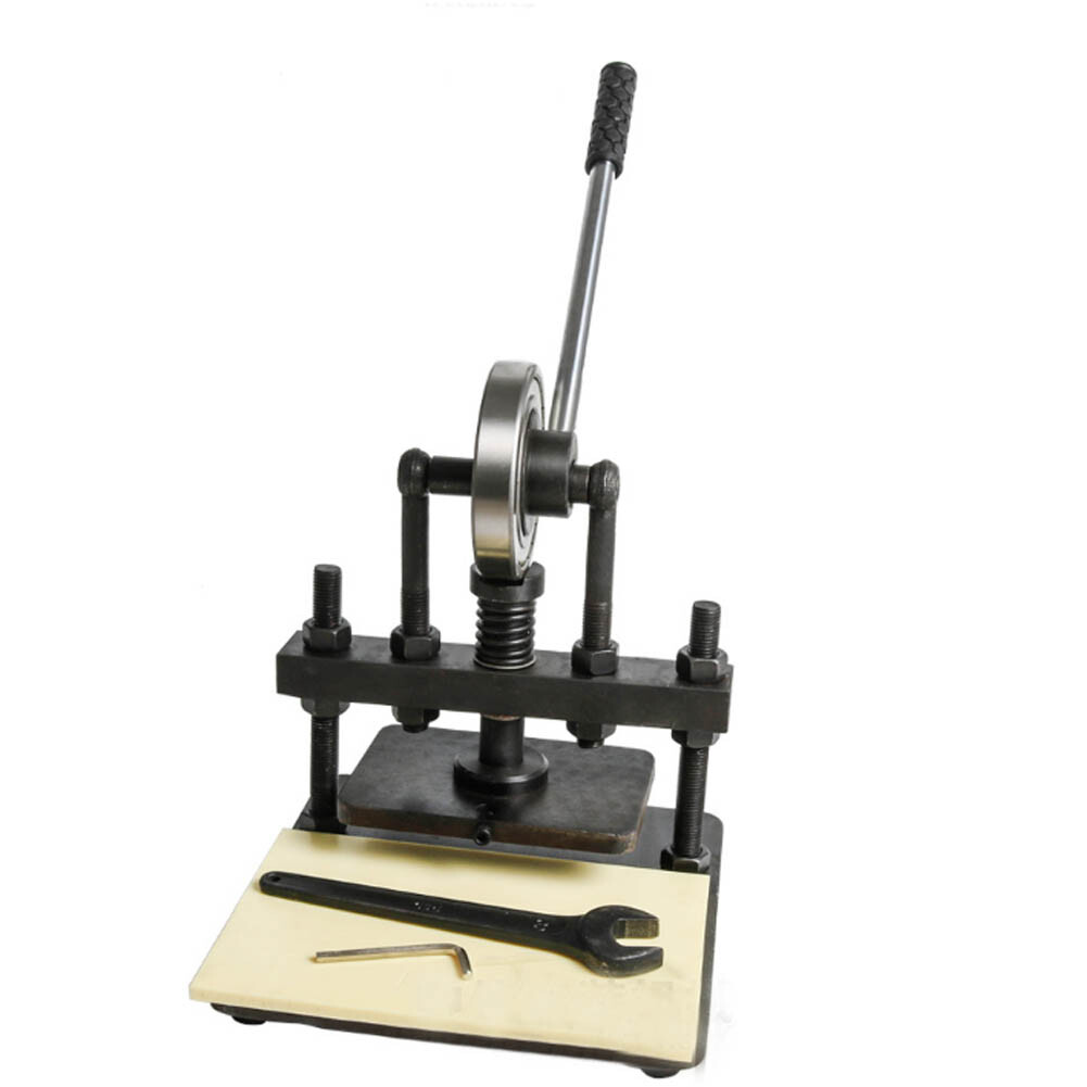 Manual Leather Cutting Machine Leathercraft Cut Embossing Machine