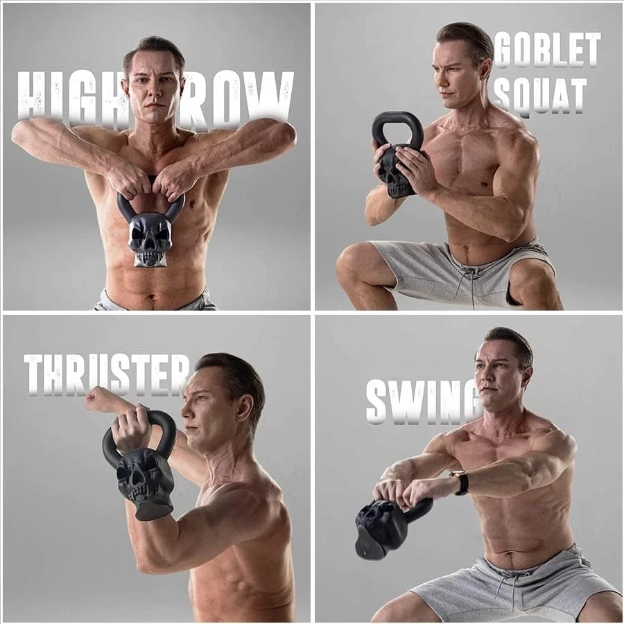 Yes4All Kettlebell Special Shape, Upgraded &Multifunctional for Advanced Trainin