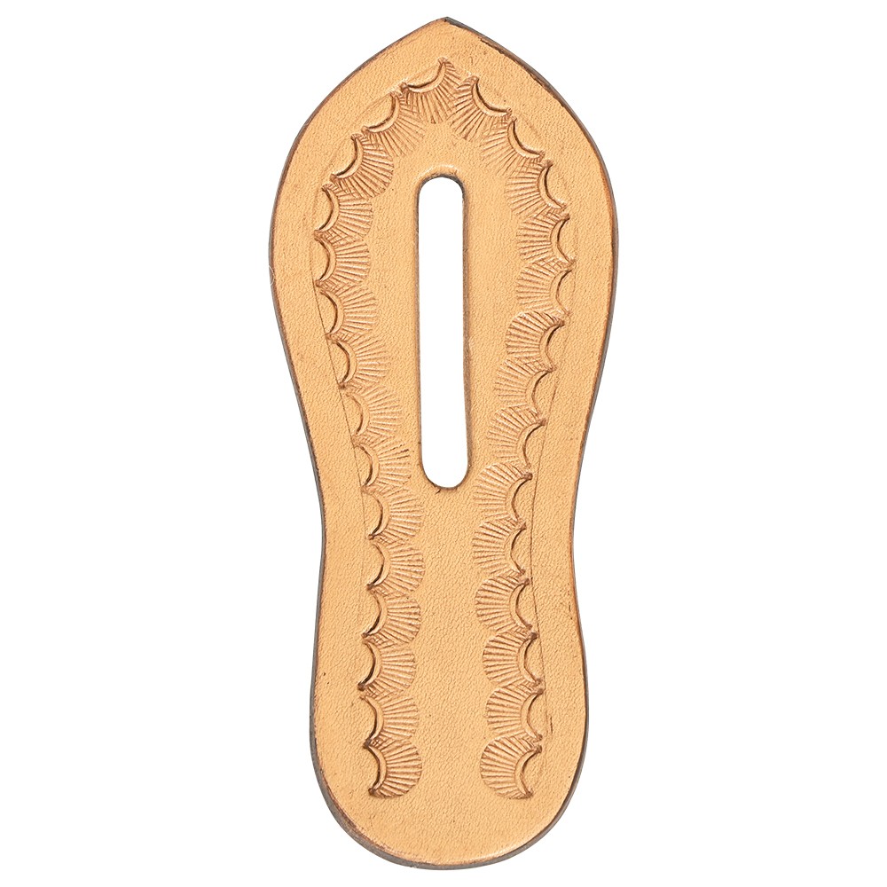 43HS Hilason Western Saddle Repair Leather Cinch Girth Holder Tan