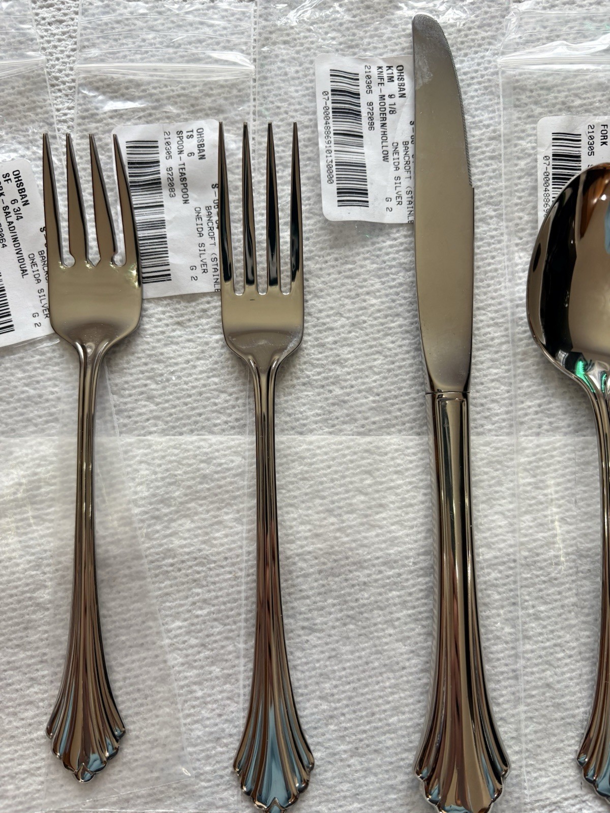 Oneida Silver Bancroft 5 Piece Place Setting New