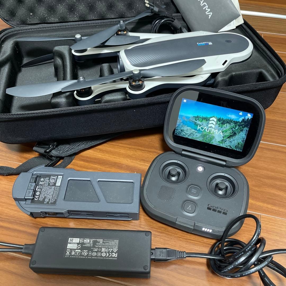 Gopro Karma Grip Drone Remote Control Battery Charger Case Junk Parts
