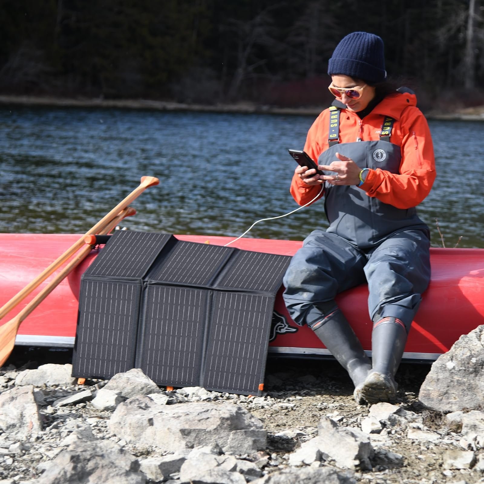 FlexSolar Foldable Solar Panels for Power Station Generators
