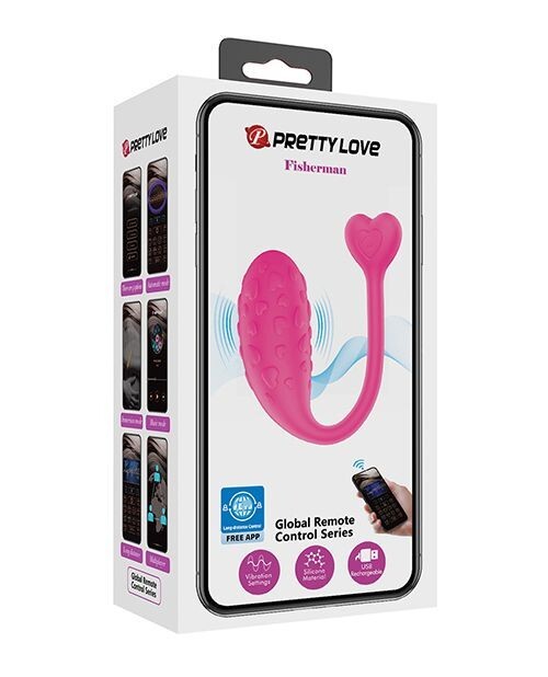 PRETTY LOVE FISHERMAN VIBRATING EGG SILICONE VIBRATOR APP CONTROLLED VIBE