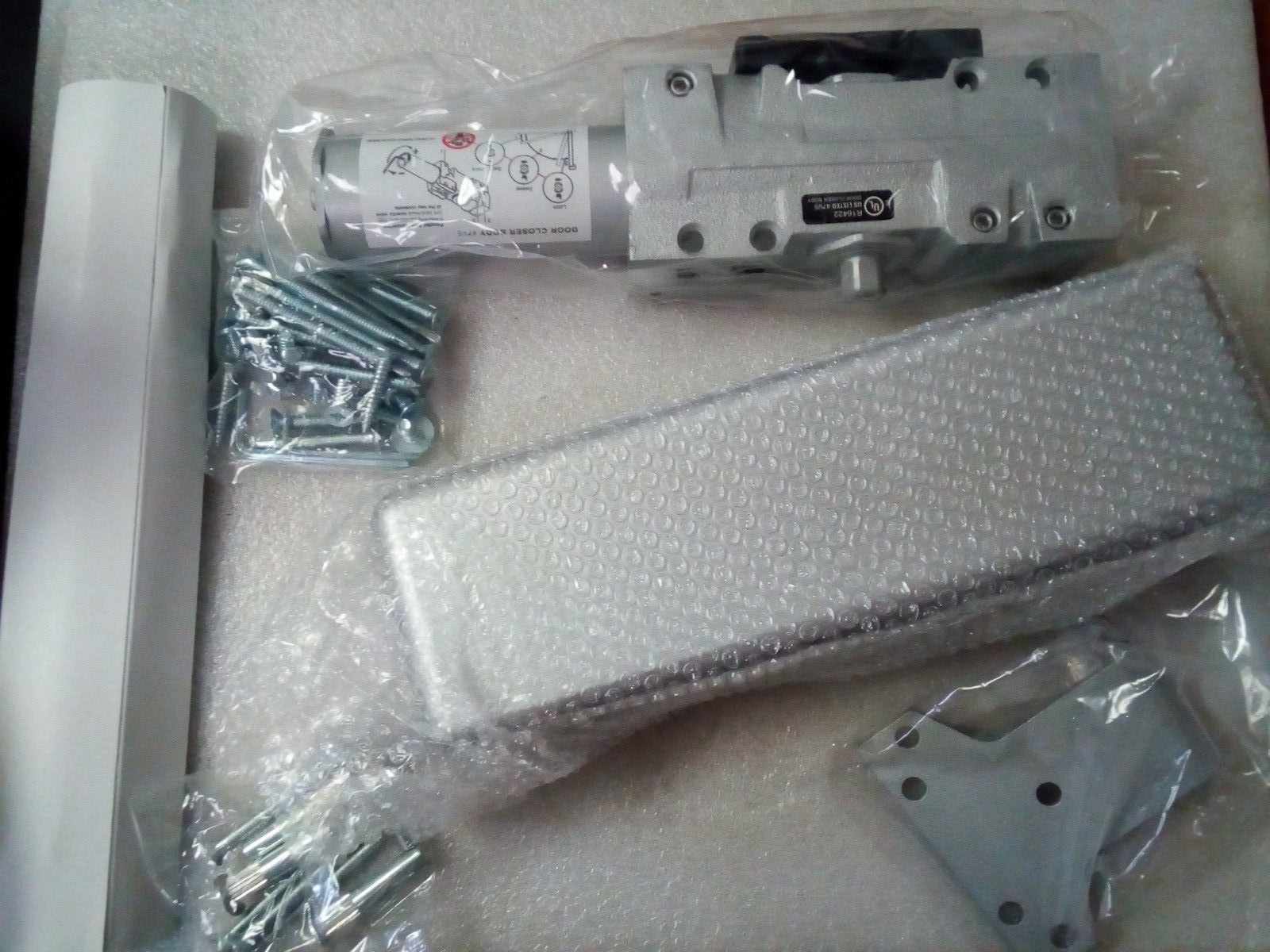 NEW Paramount 441BCAL Door Closer Adj W/ Backcheck - Aluminum OEM NEW