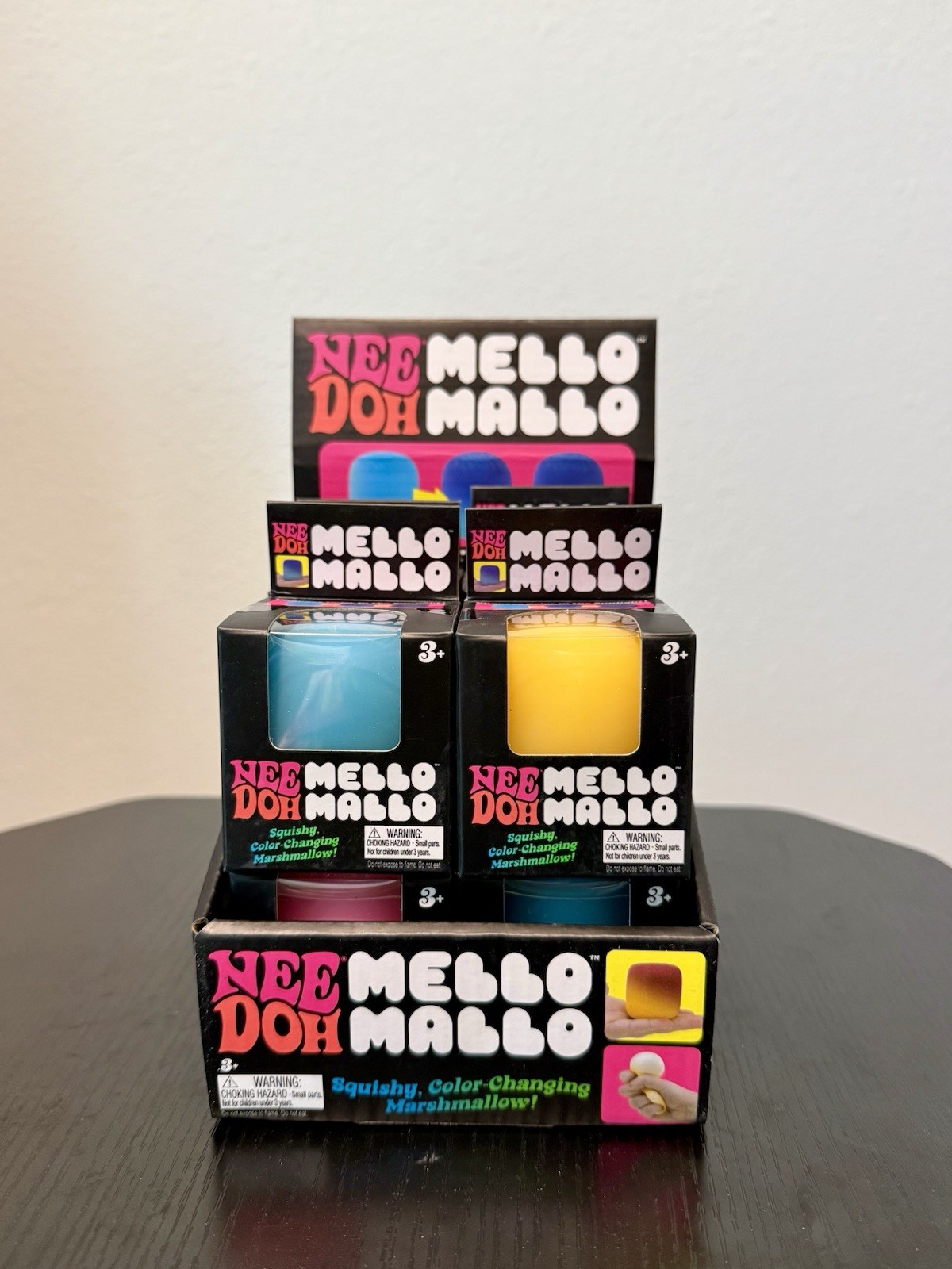 NeeDoh Mello Mallo Color Changing Squishy Stress Toy Pink, Blue, Yellow New