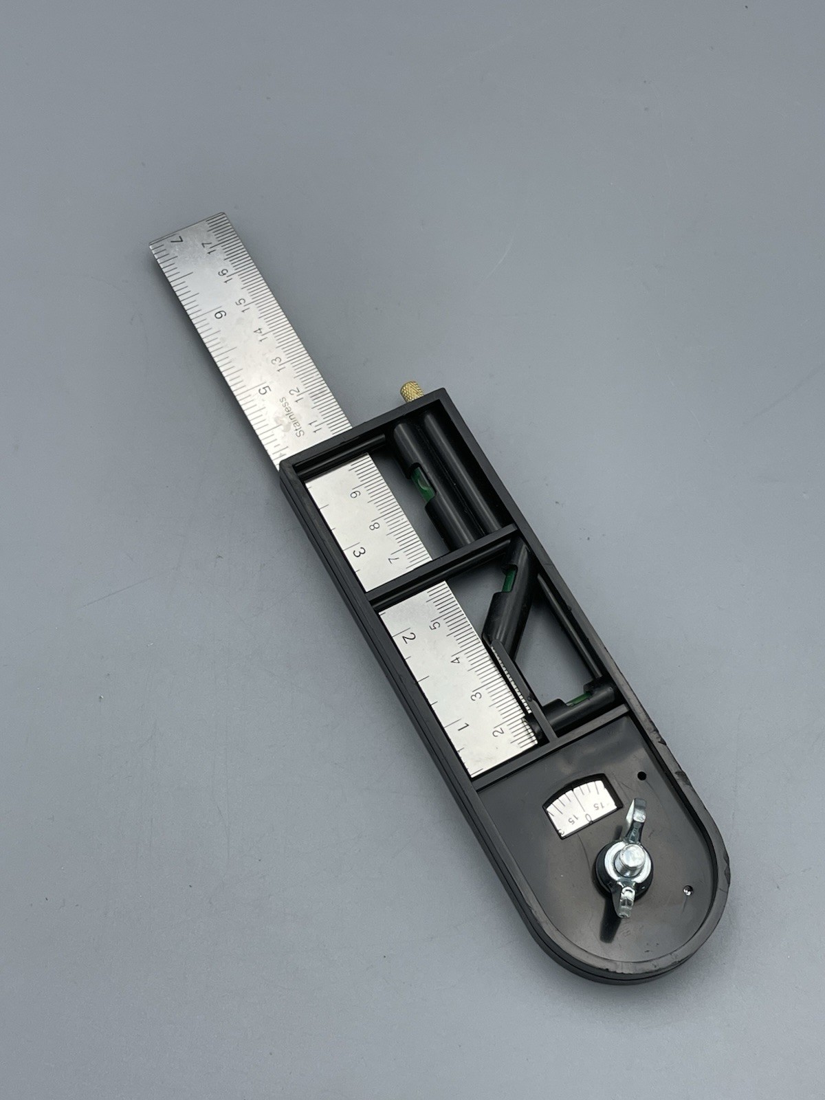 Tri Square – Stainless Multi-Tool for Measuring Length, Angles