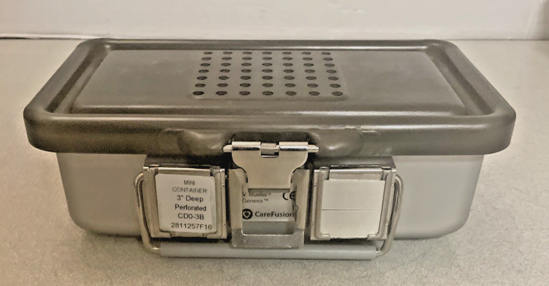 V. MUELLER GENESIS CD0-3B 10" x 6" x 3" Mini Sterilization Container