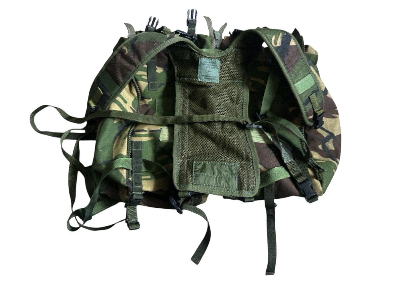 BRITISH ARMY ISSUE DPM BACKPACK SIDE POCKET POUCHES X2 WITH YOKE DAYPACK