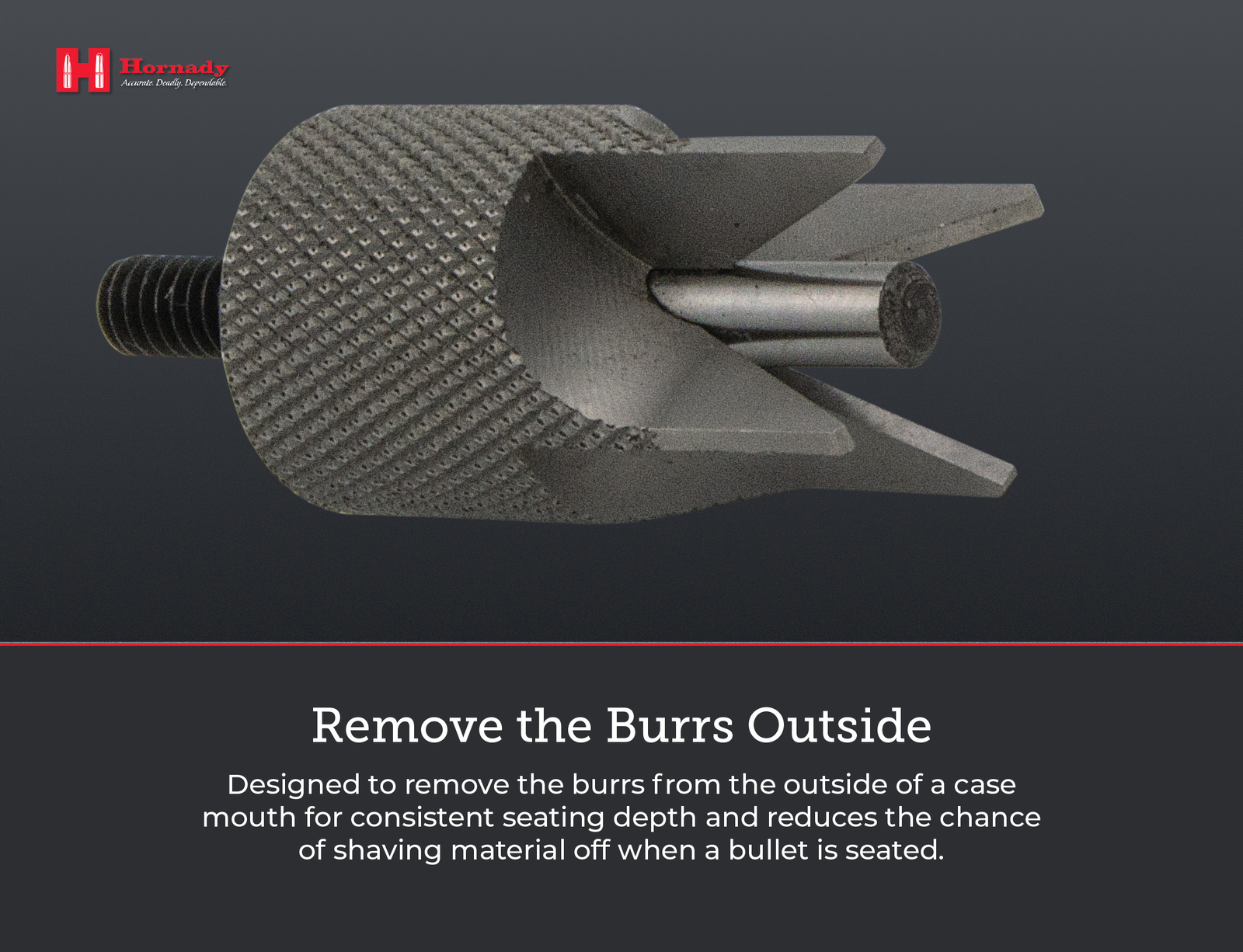Hornady 4 Blade OD Deburring Tool