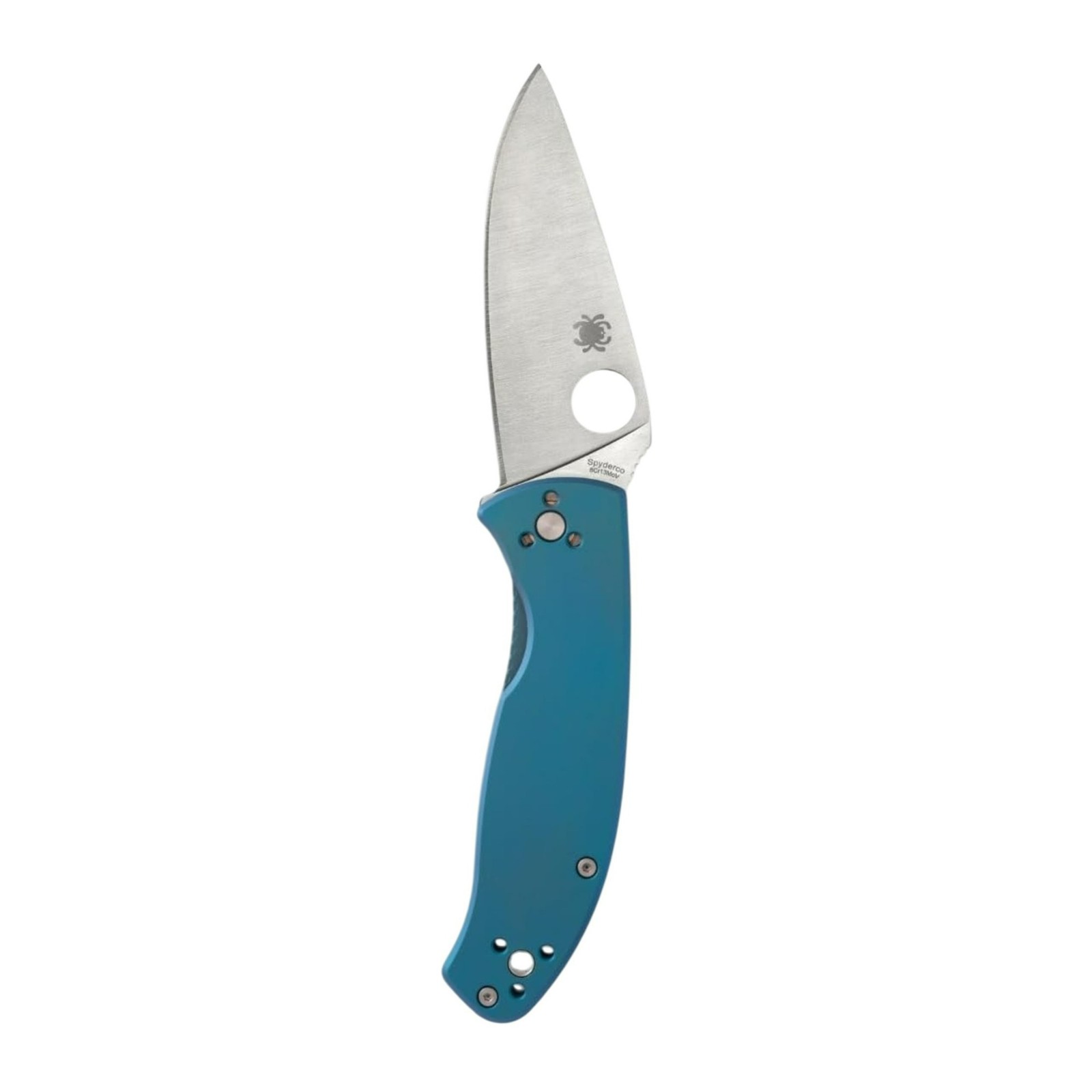 Spyderco Tenacious PlainEdge Folding Pocket Knife 3.35 Inch 8Cr13MoV Blade