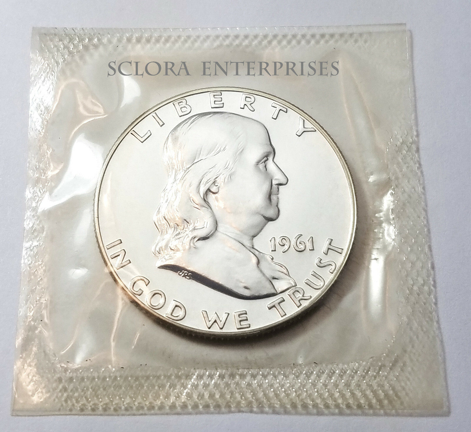 1961 P BEN FRANKLIN HALF DOLLAR *UNCIRCULATED 90% SILVER PROOF*