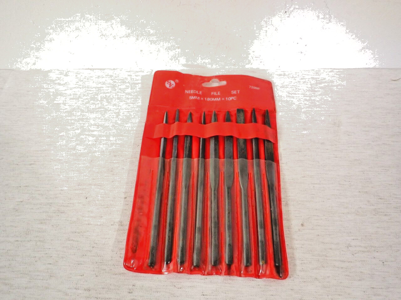 Vintage  Sona Enterprise  Needle File Set  729NF 5mmx 180mm- 9 Pc.