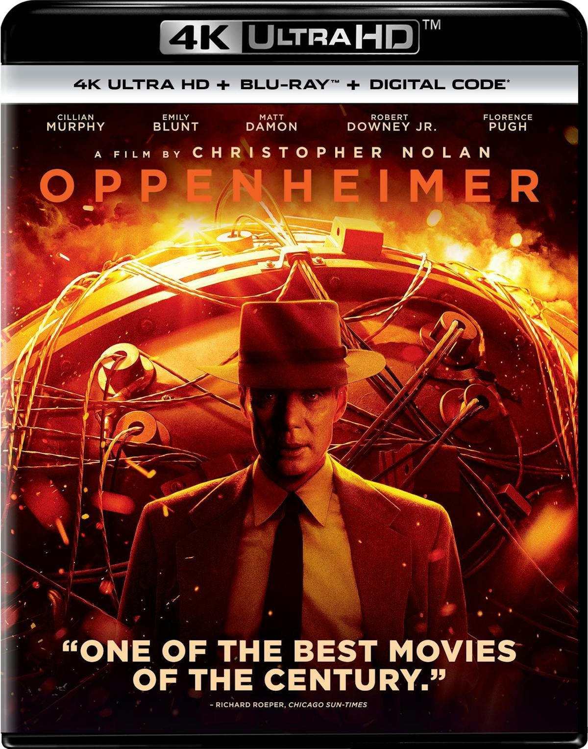 Oppenheimer 4K UHD Blu-ray Cillian Murphy NEW