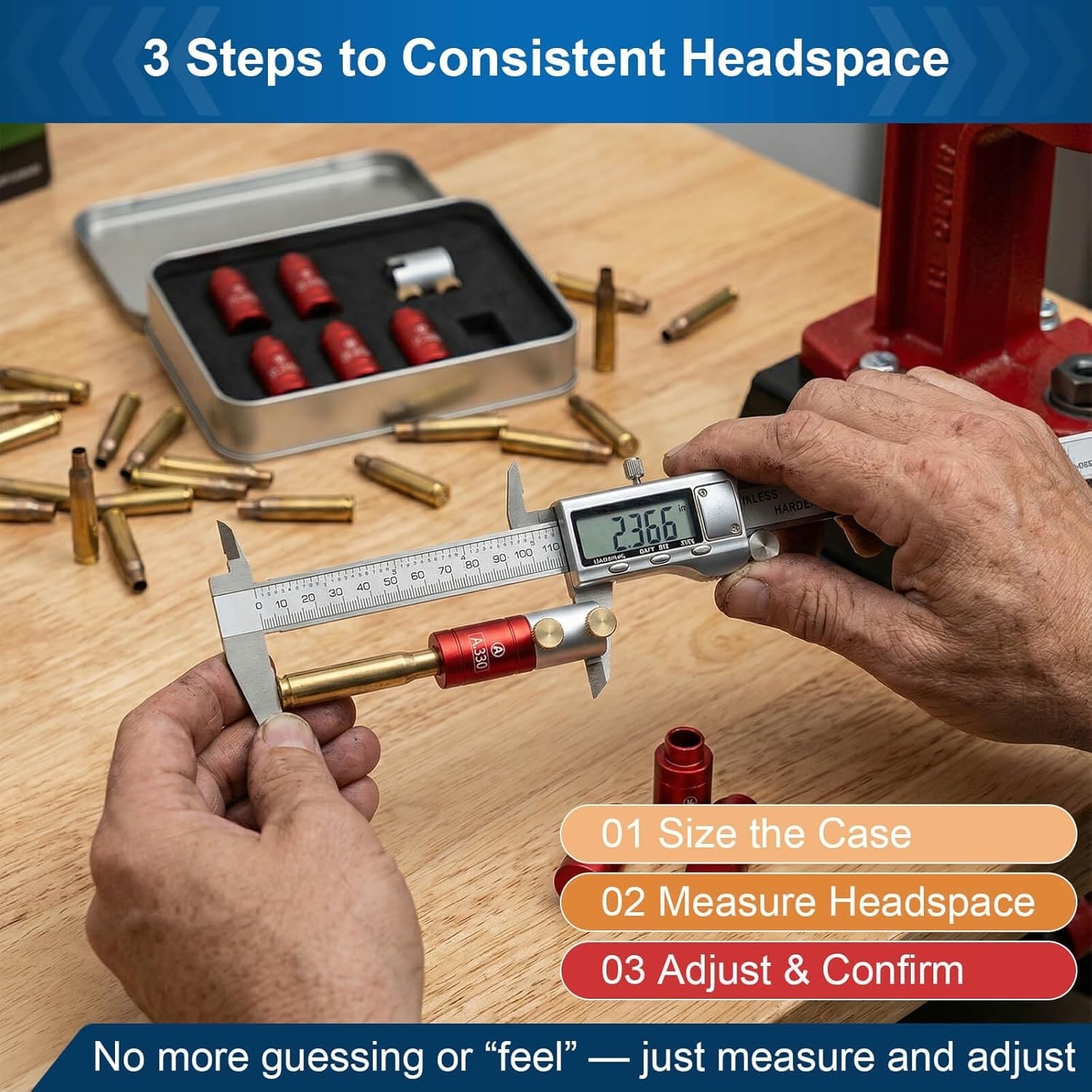 Bullet Comparator Set for Brass Longevity & Accuracy