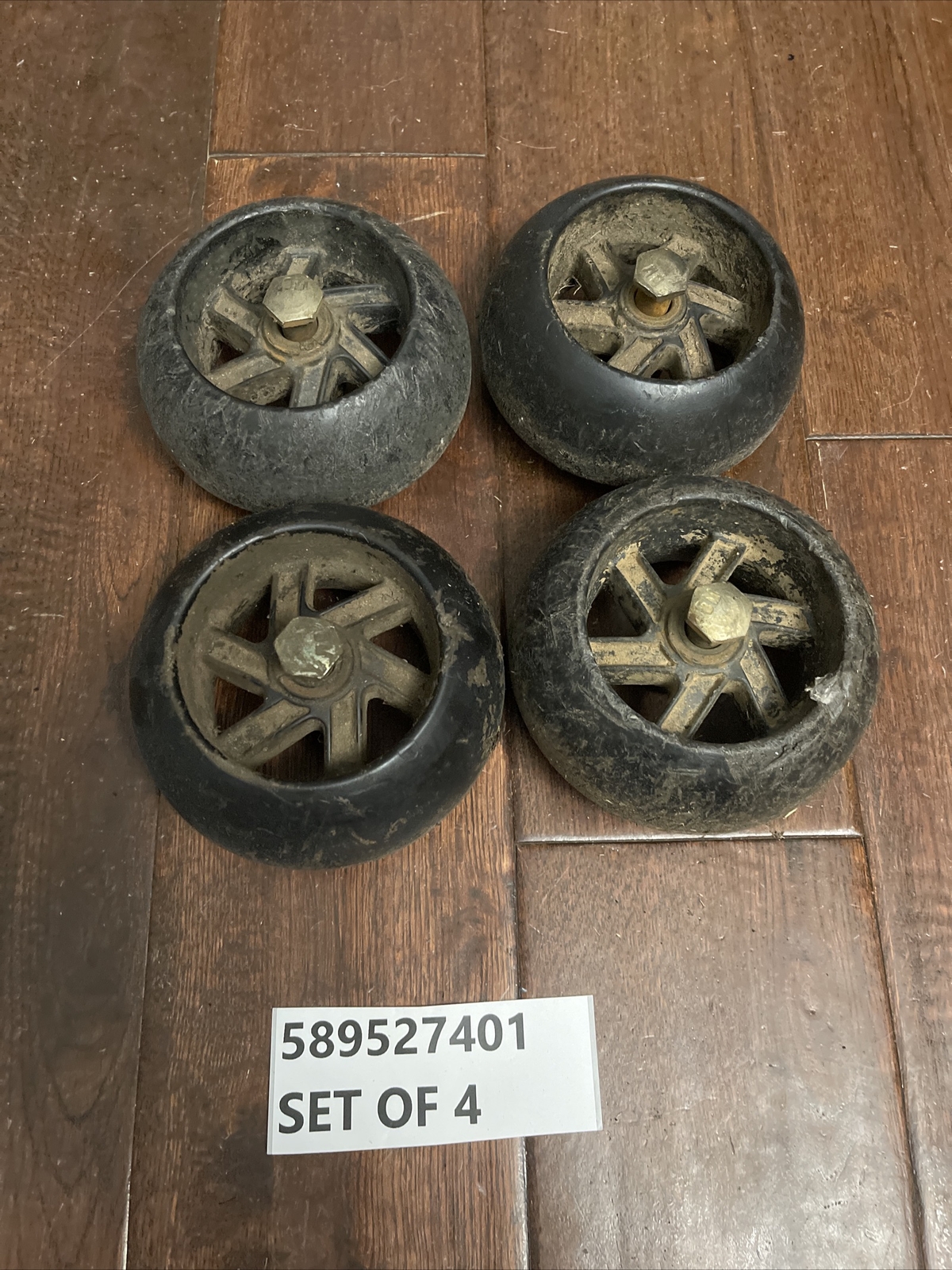 OEM Husqvarna Craftsman Deck Wheel for 917203831 Lawn Mower # 589527401 SET OF 4
