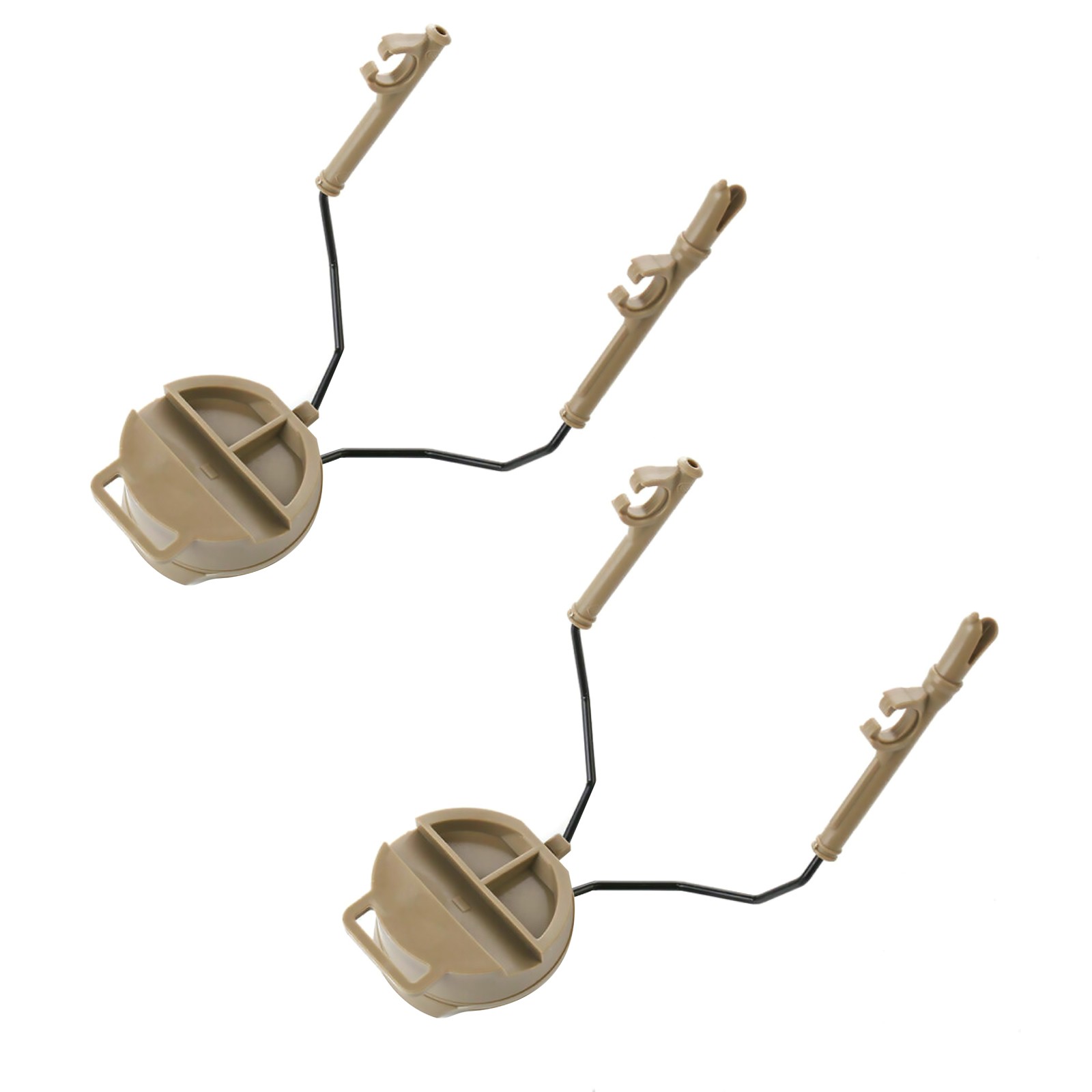 2x Tactical Military Headset Rail Adapter for FAST/ ACH / MICH / Sordin Helmet A
