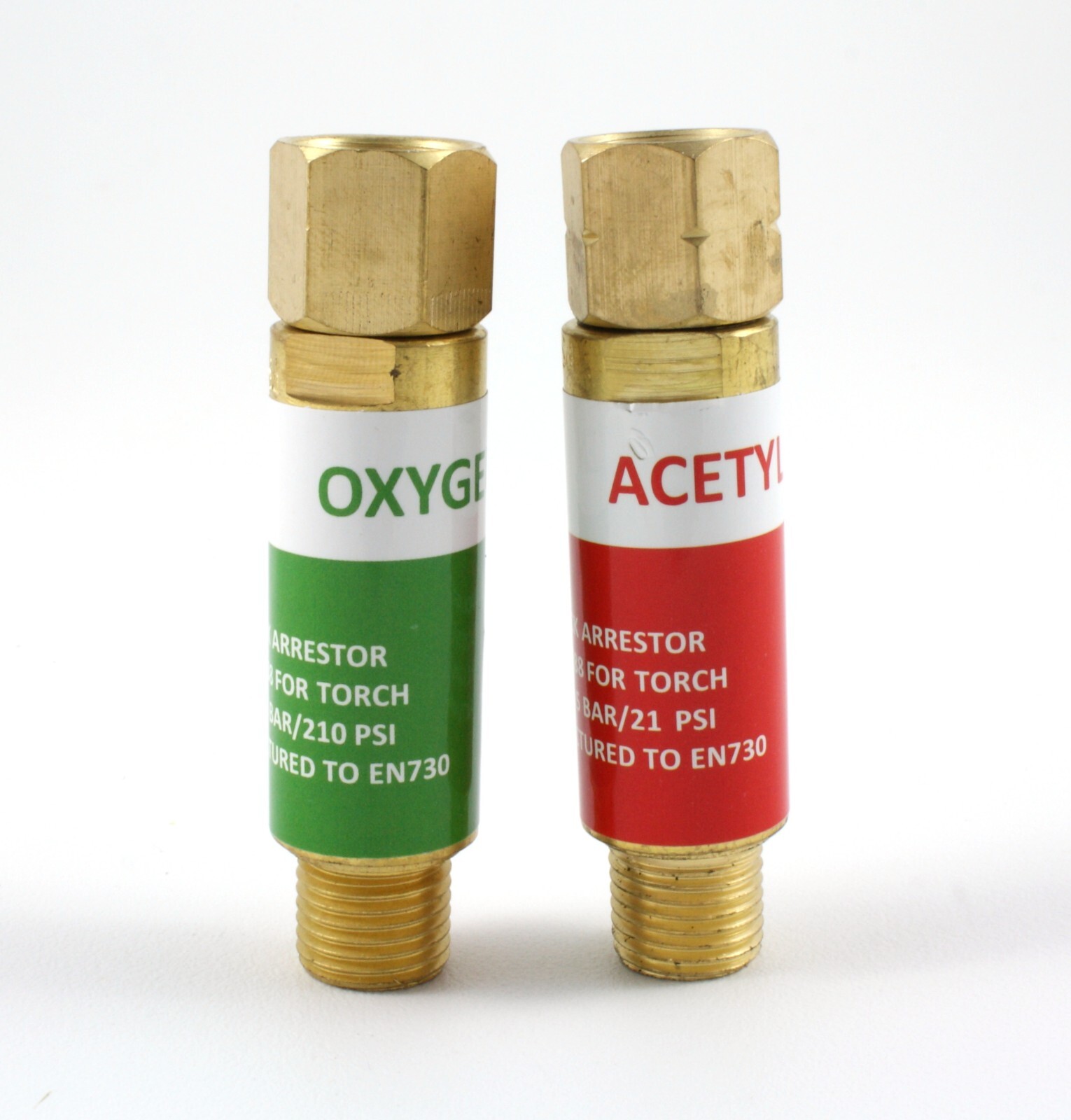 Flashback Arrestors - Torch - Oxygen/Acetylene (PAIR) - SÜA Original 288
