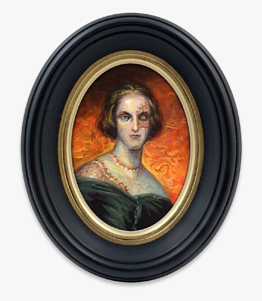 MARY SHELLEY CAMEO CREEPS Horror Icon Collectible Tiny Monster Painting