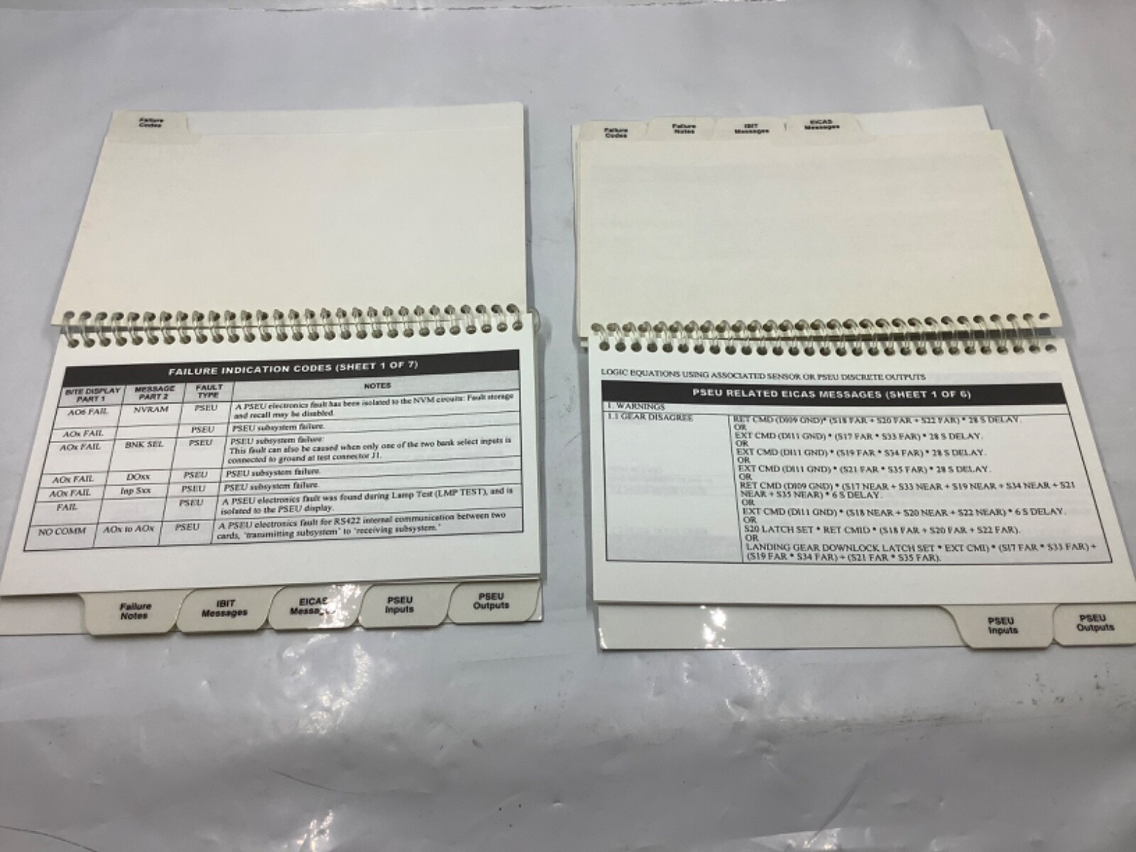 Crane Eldec 8-648 Failure Indication Quick Reference Guide Two Books