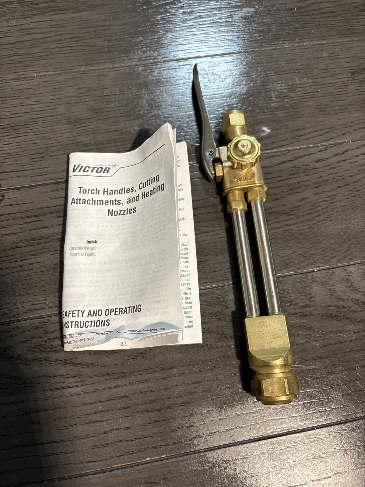 Victor Straight Cutting Attachment Oxy-Acetylene Torch