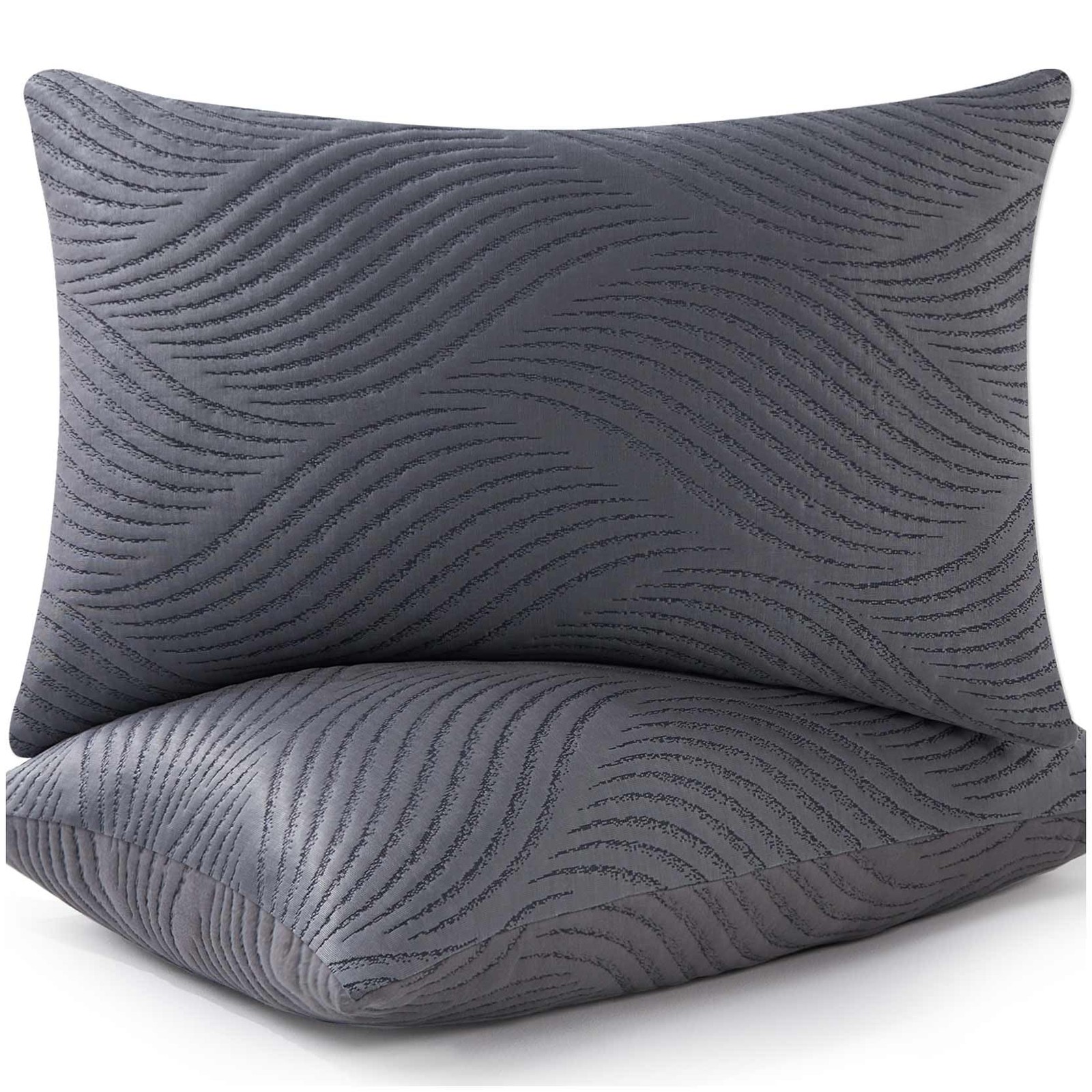 King Size Pillows Set of 2 Cooling Memory Foam Pillows for Sleeping Adjustabl...