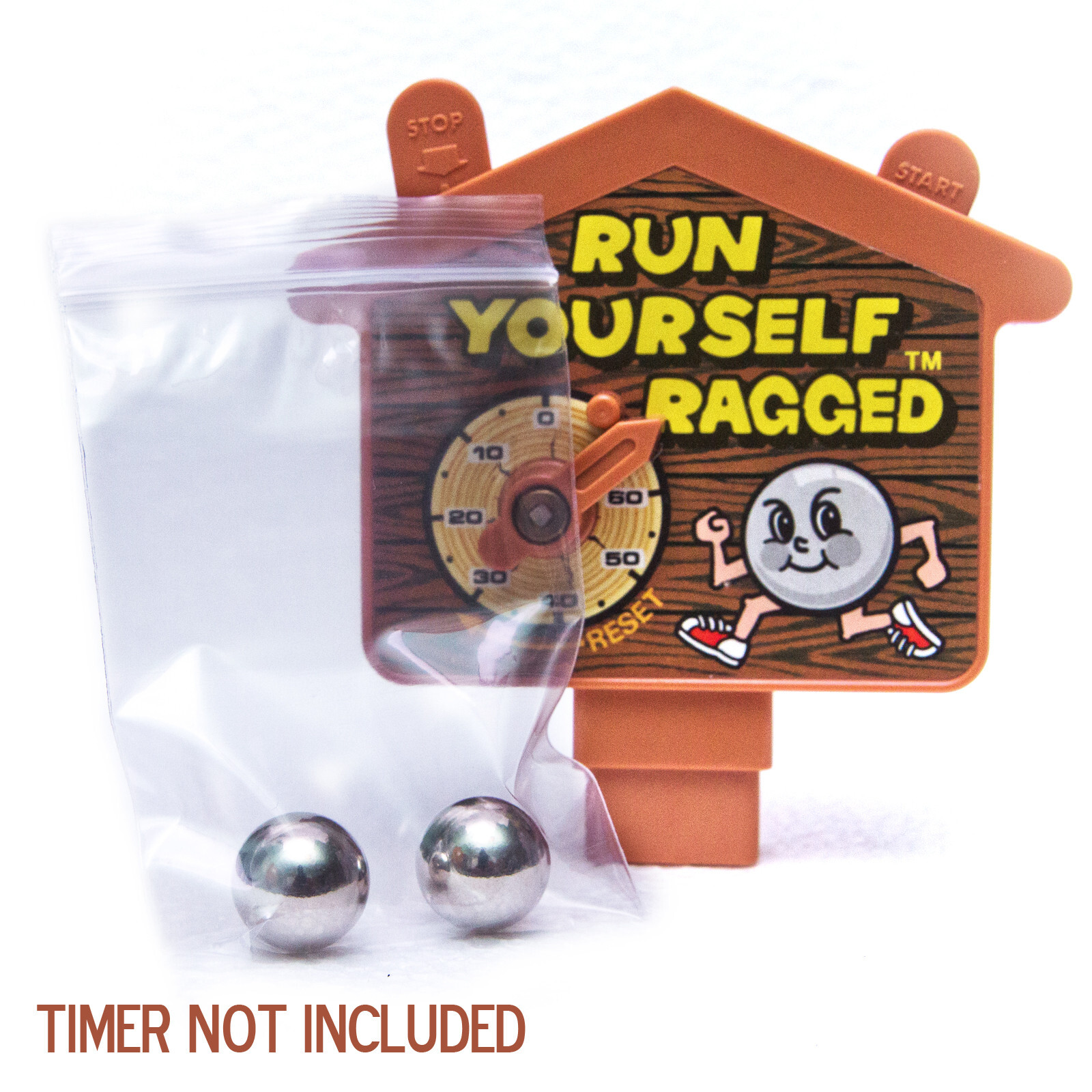 Run Yourself Ragged Board Game REPLACEMENT STEEL BALL / MARBLE x2 | Free S&H !