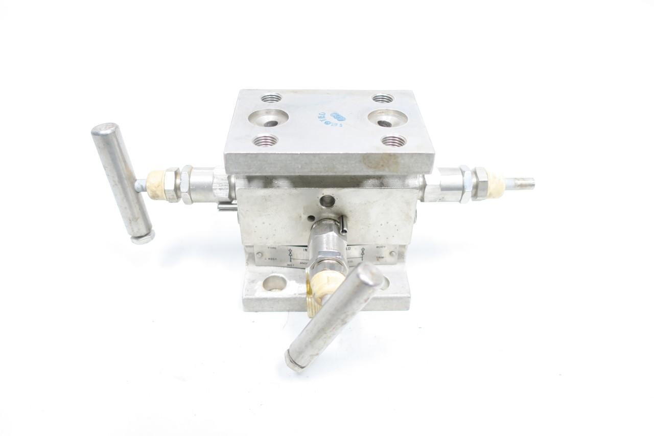Anderson Greenwood M4AVIW-R3V S67684-001 Stainless Instrument Manifold 4500psi