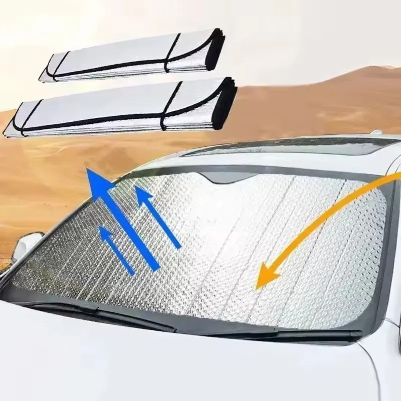 Universal Folding Foil Sun Shade Car Van Windscreen Protector For Front or Rear